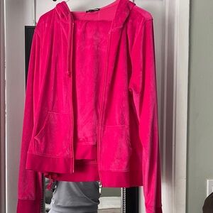 Fashion Nova Pink Track Jacket